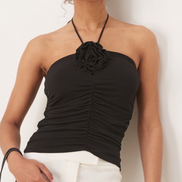 Mango black top - Picture 1 of 2